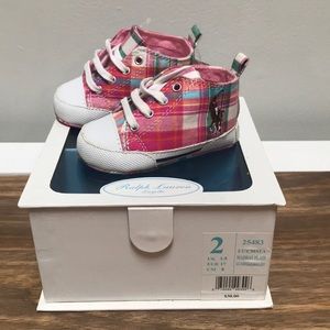 NEW Baby girl Polo shoes Size 2